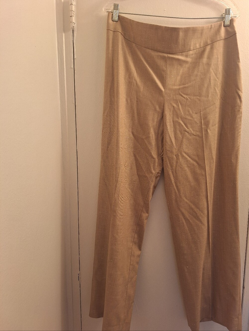 Escada Beige Pants W/Tag, Size 42